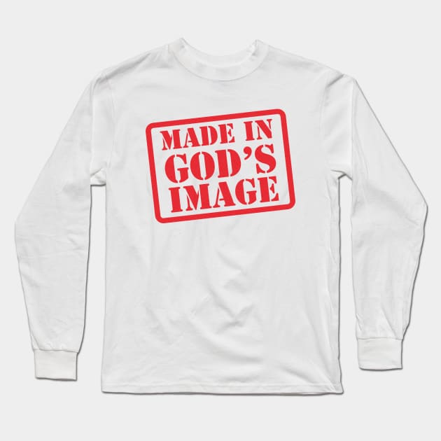 Made in God's Image Long Sleeve T-Shirt by timlewis